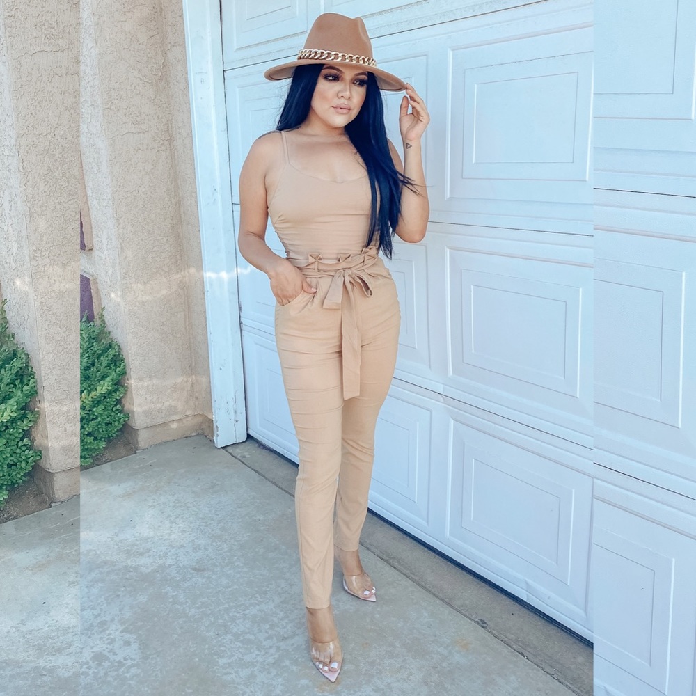 Nude jumpsuit